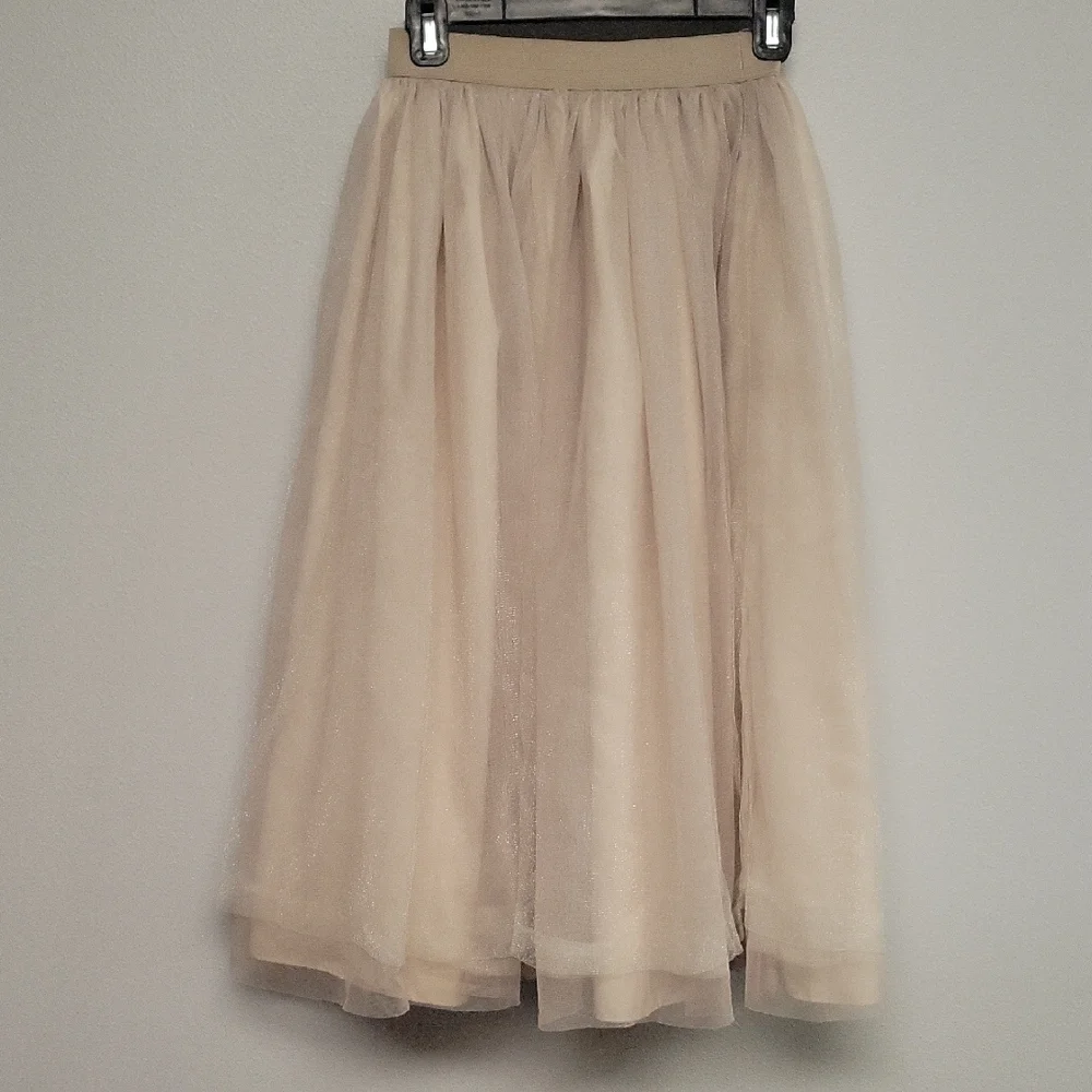 Pippa & Julie Cream A-Line Skirt